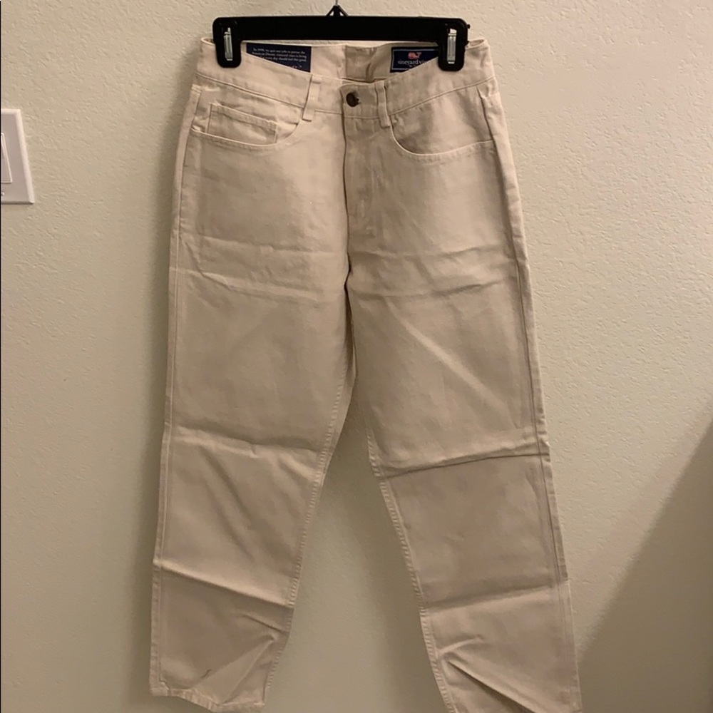 NWT vineyard vines canvas 5 pocket pants